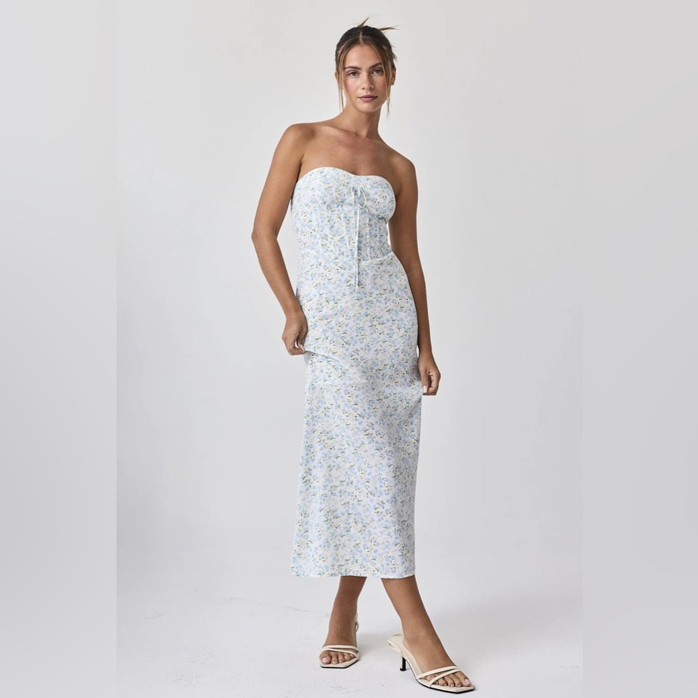 Maya Corset Midi Dress